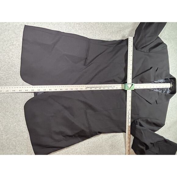 Brooks Brother 346 Suit Jacket Mens 42L Black Wool Blazer Sport Coat Long Sleeve - Picture 6 of 13